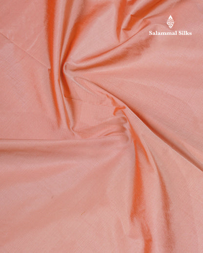9.5 Yards Semi Silk Saree Light Chocolate with Contrast Maroon Traditional Border