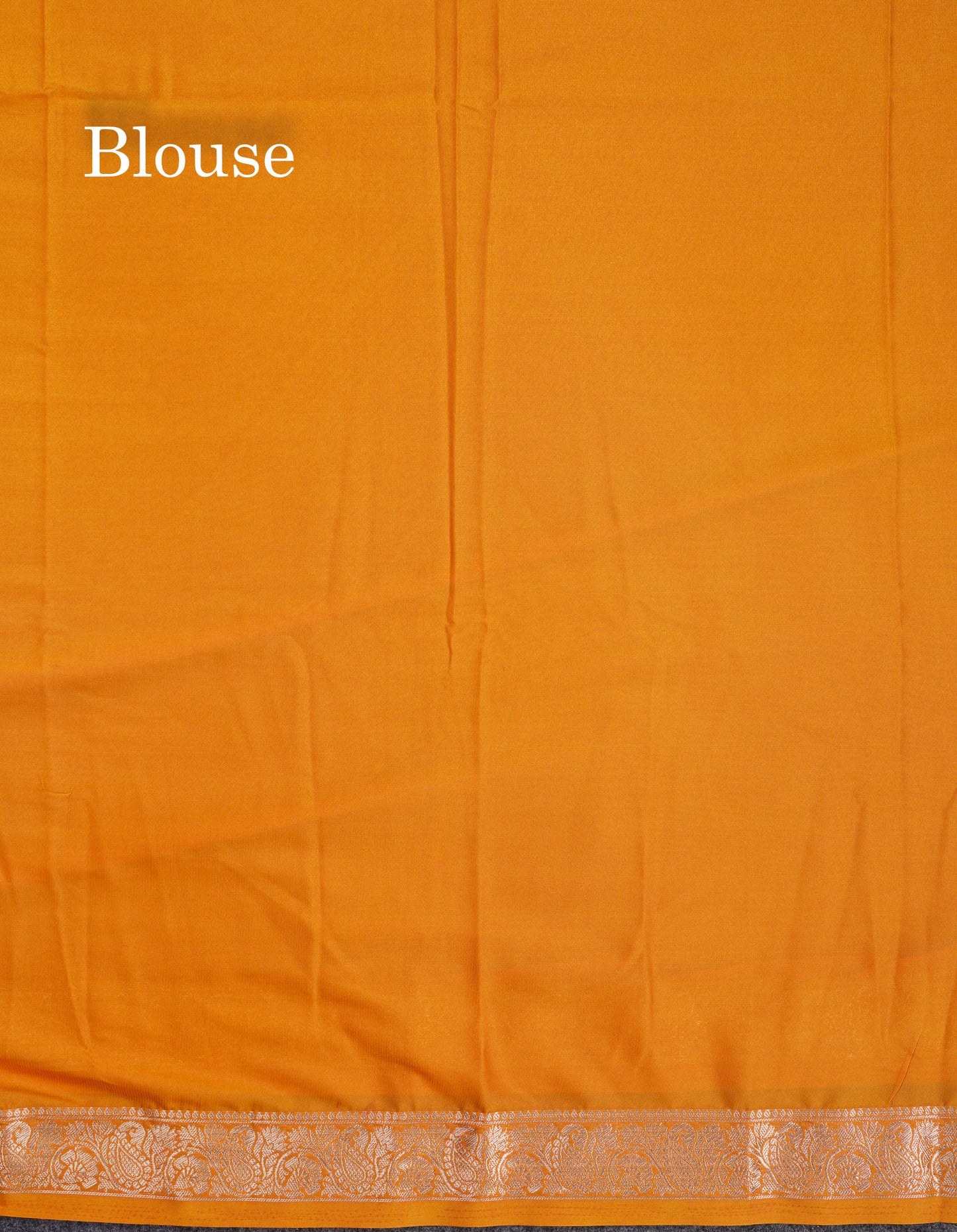 Beautiful Mustard Yellow Plain Semi Mysore Silk Saree With Small Traditional Zari Border