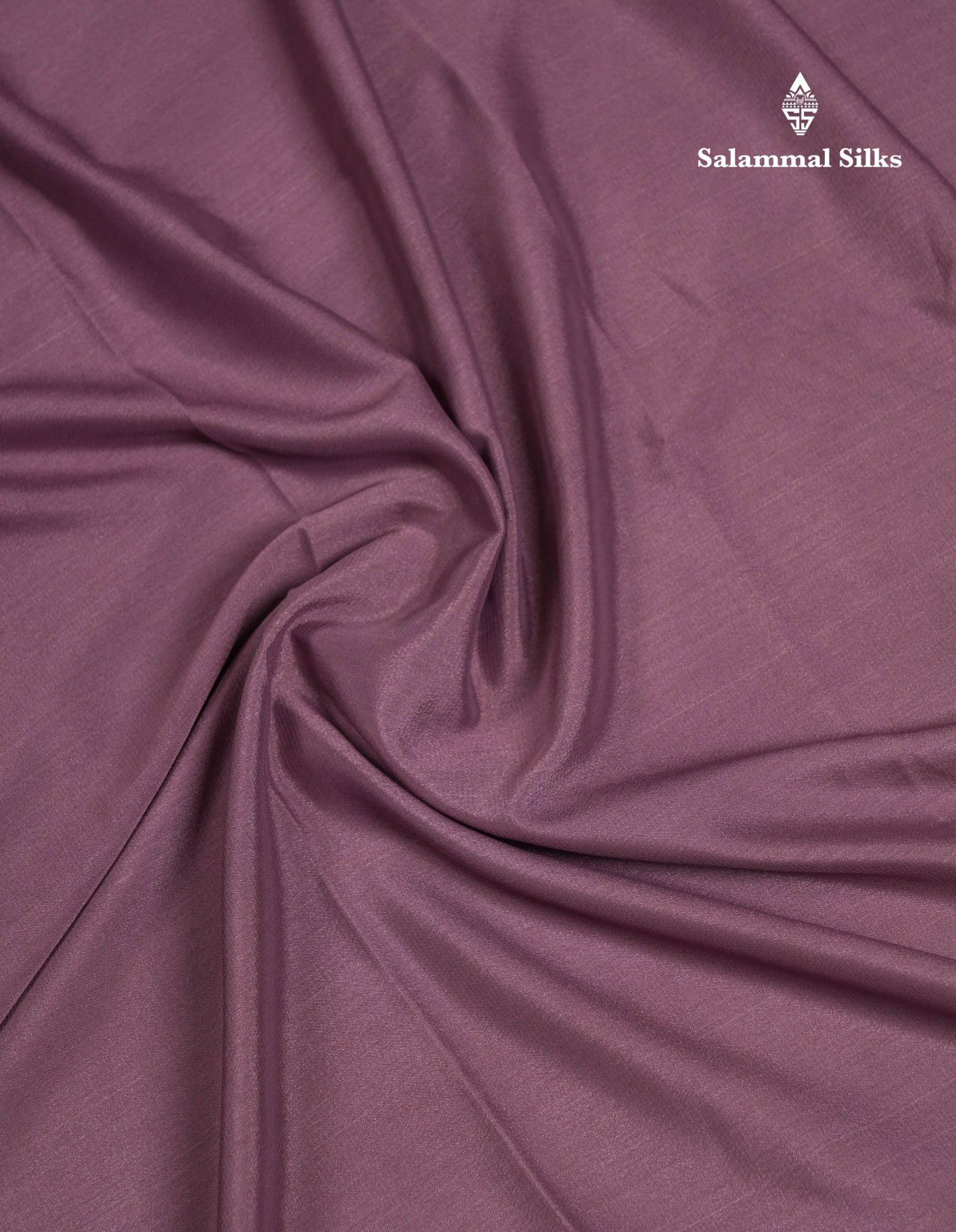 Beautiful Lavender Plain Semi Mysore Silk Saree With Small Traditional Zari Border