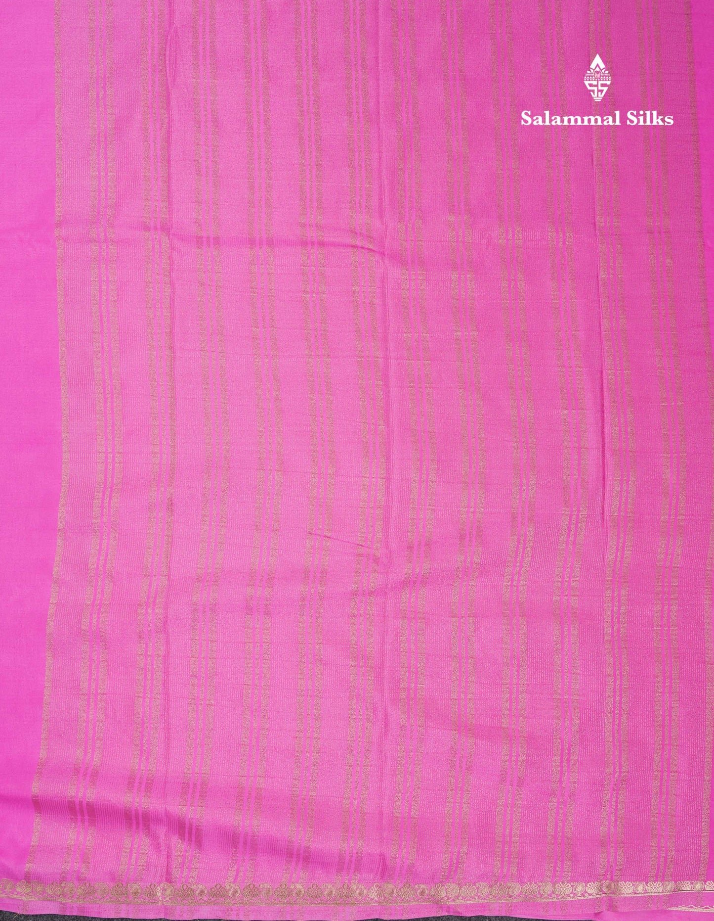 Beautiful Chilly Red Plain Semi Mysore Silk Saree With Small Traditional Zari Border