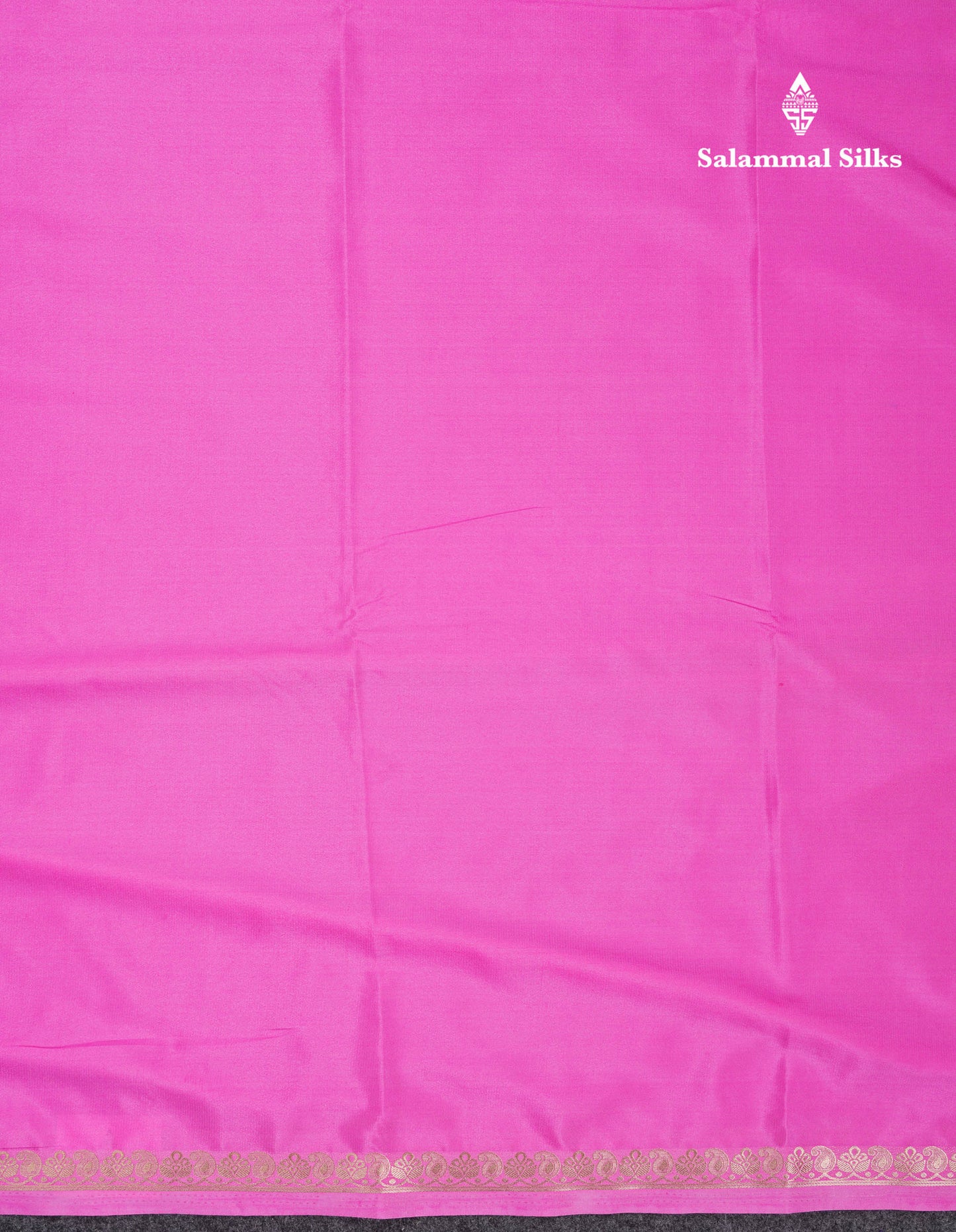 Beautiful Chilly Red Plain Semi Mysore Silk Saree With Small Traditional Zari Border