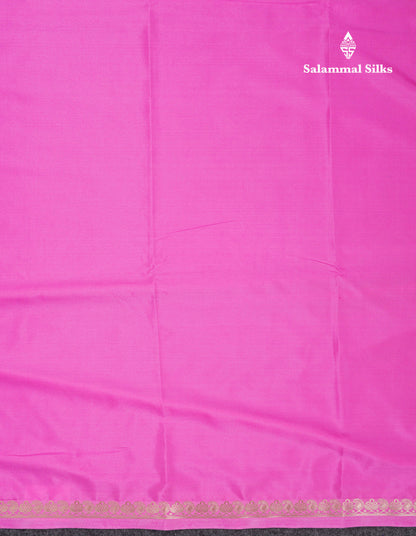 Beautiful Chilly Red Plain Semi Mysore Silk Saree With Small Traditional Zari Border