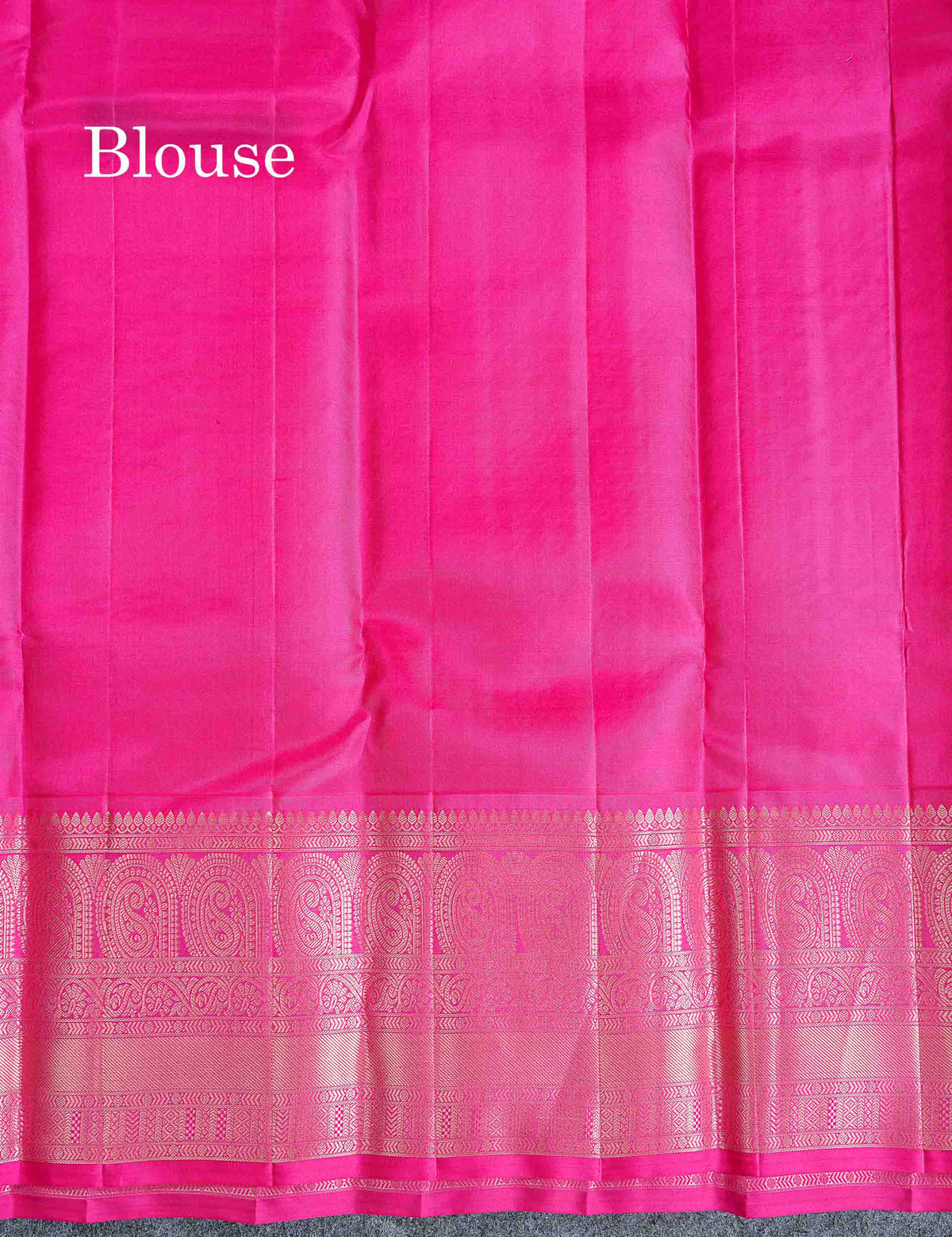Pure Kanjivaram Silk Saree - Parrot Green Colour Body Checks With Butta & Sapphire Green Border