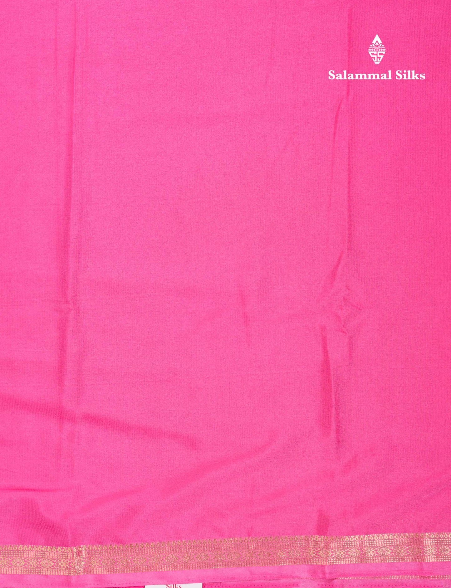Beautiful Lavender Plain Semi Mysore Silk Saree With Small Traditional Zari Border