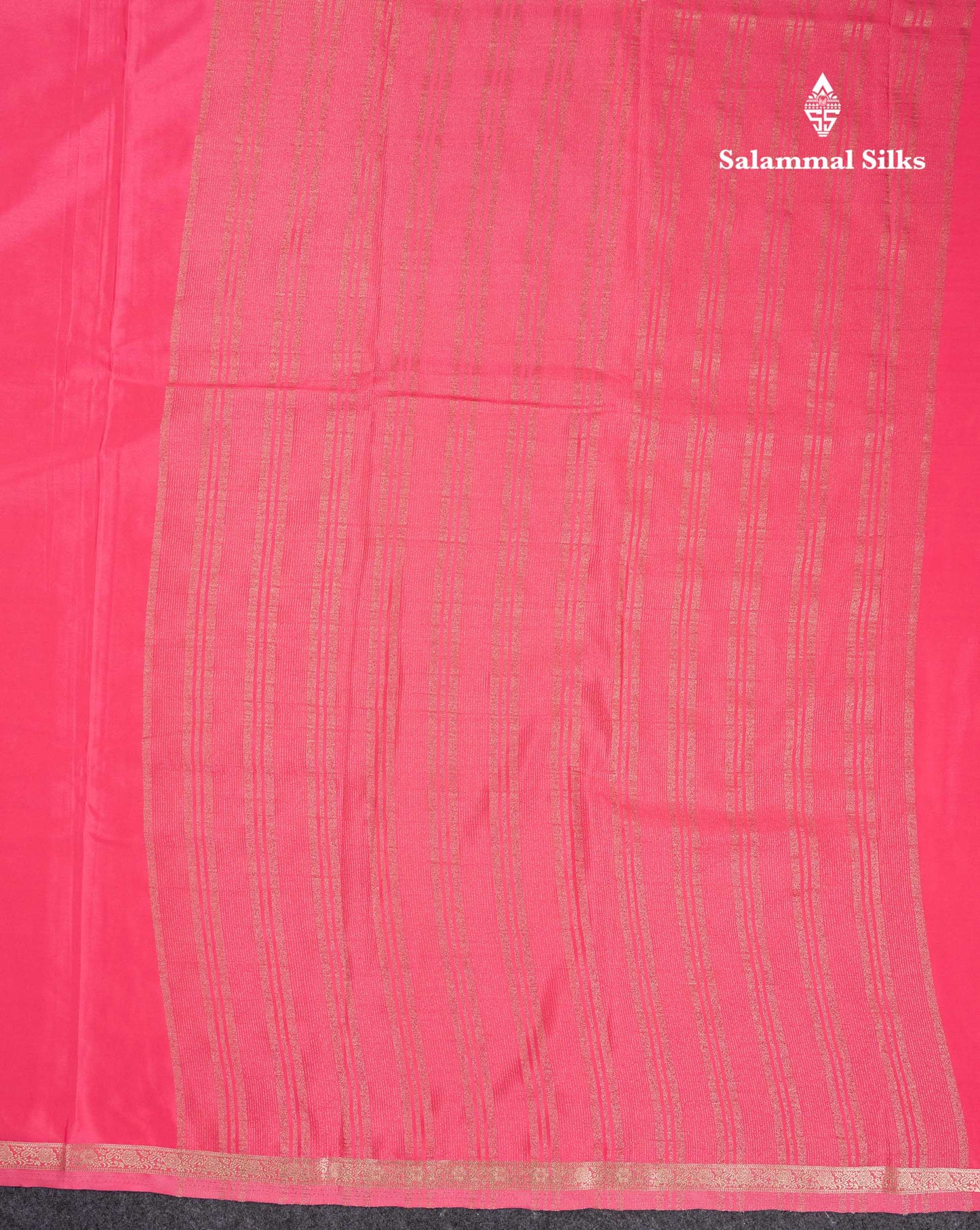 Beautiful Half White Plain Semi Mysore Silk Saree With Small Traditional Zari Border