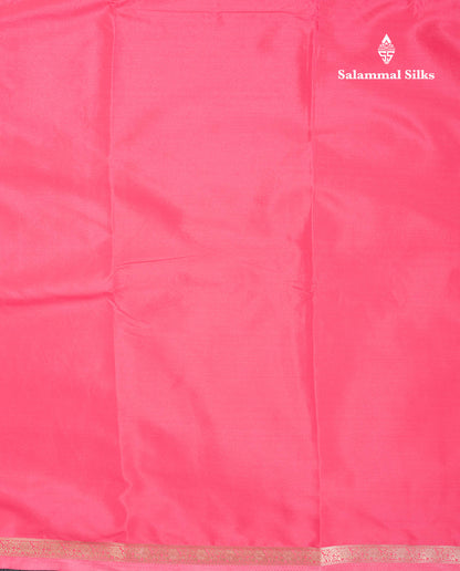 Beautiful Half White Plain Semi Mysore Silk Saree With Small Traditional Zari Border
