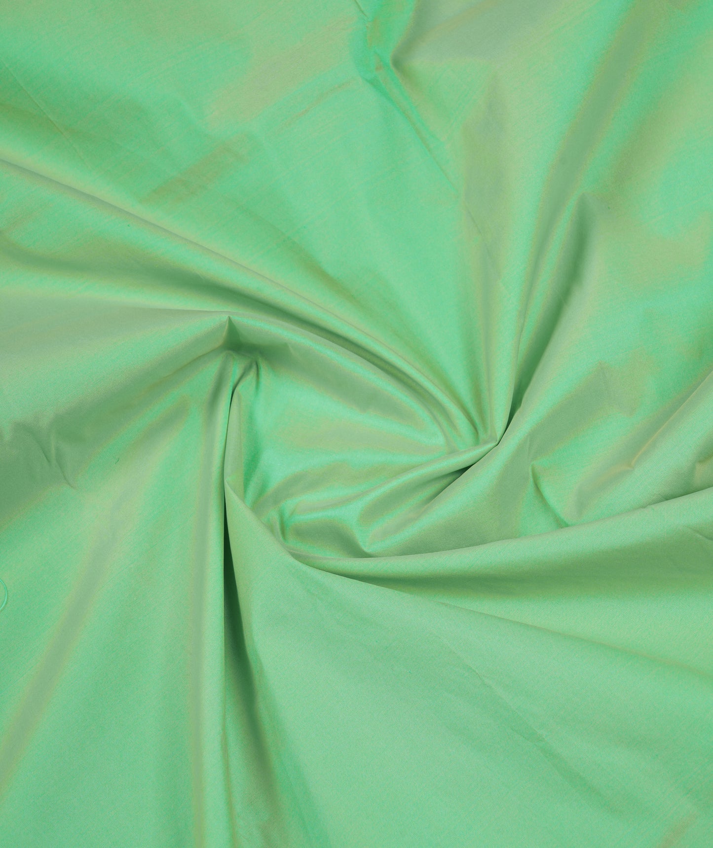 11 Yards Semi Silk Saree Rexona Green with Contrast Sapphire Green Traditional Border