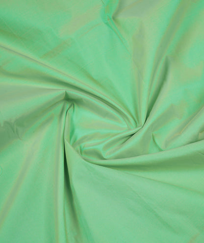 11 Yards Semi Silk Saree Rexona Green with Contrast Sapphire Green Traditional Border