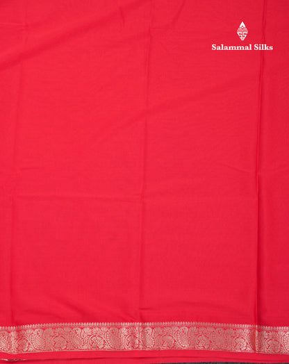 Beautiful Mustard Yellow Plain Semi Mysore Silk Saree With Small Traditional Zari Border