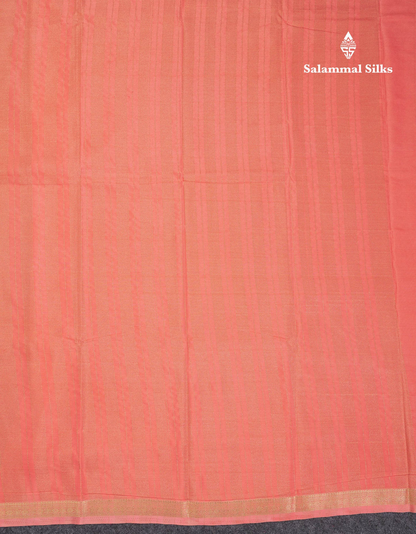 Beautiful Lavender Plain Semi Mysore Silk Saree With Small Traditional Zari Border