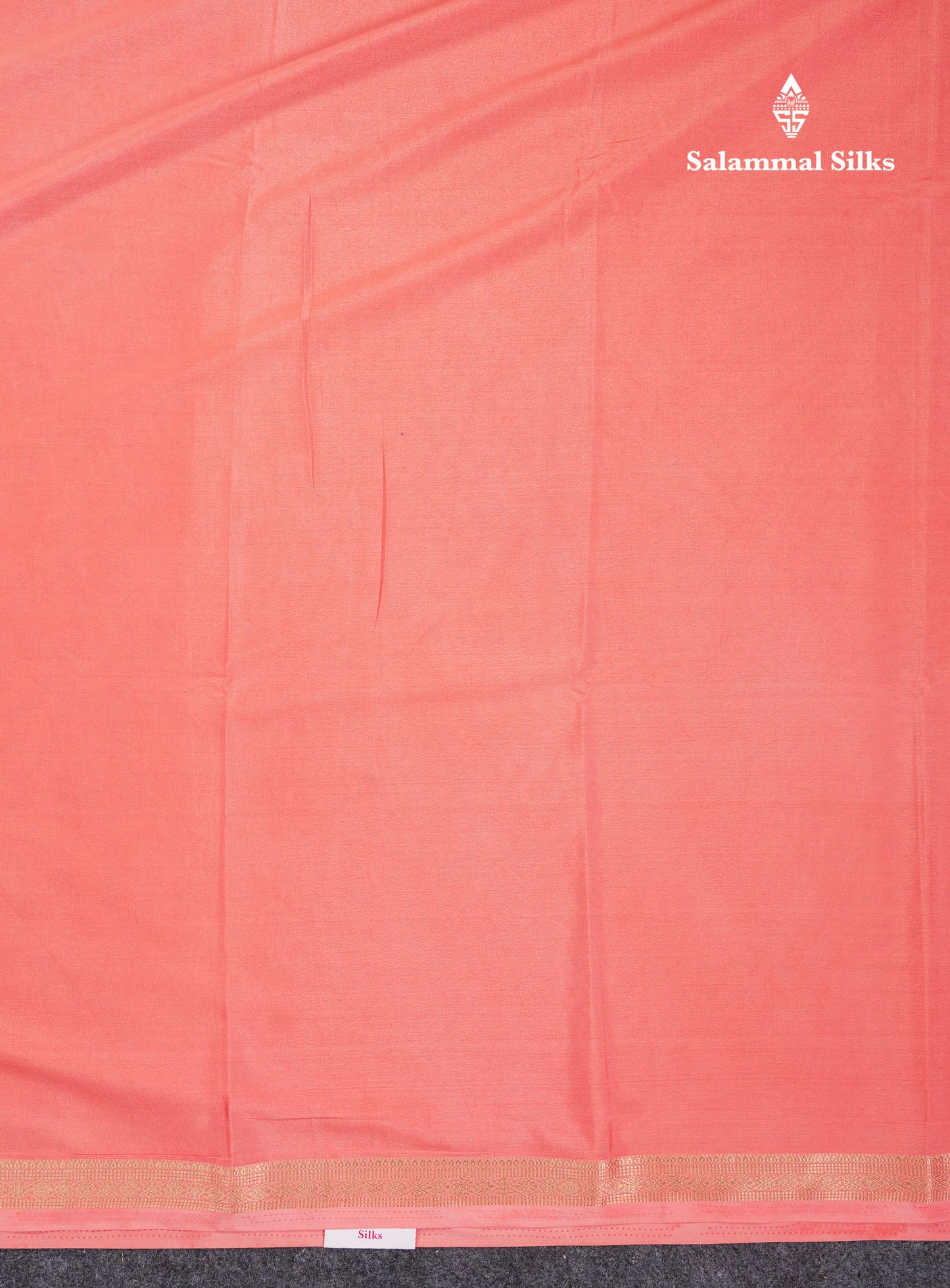Beautiful Lavender Plain Semi Mysore Silk Saree With Small Traditional Zari Border