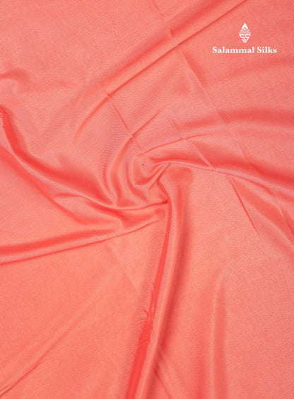 Beautiful Lavender Plain Semi Mysore Silk Saree With Small Traditional Zari Border