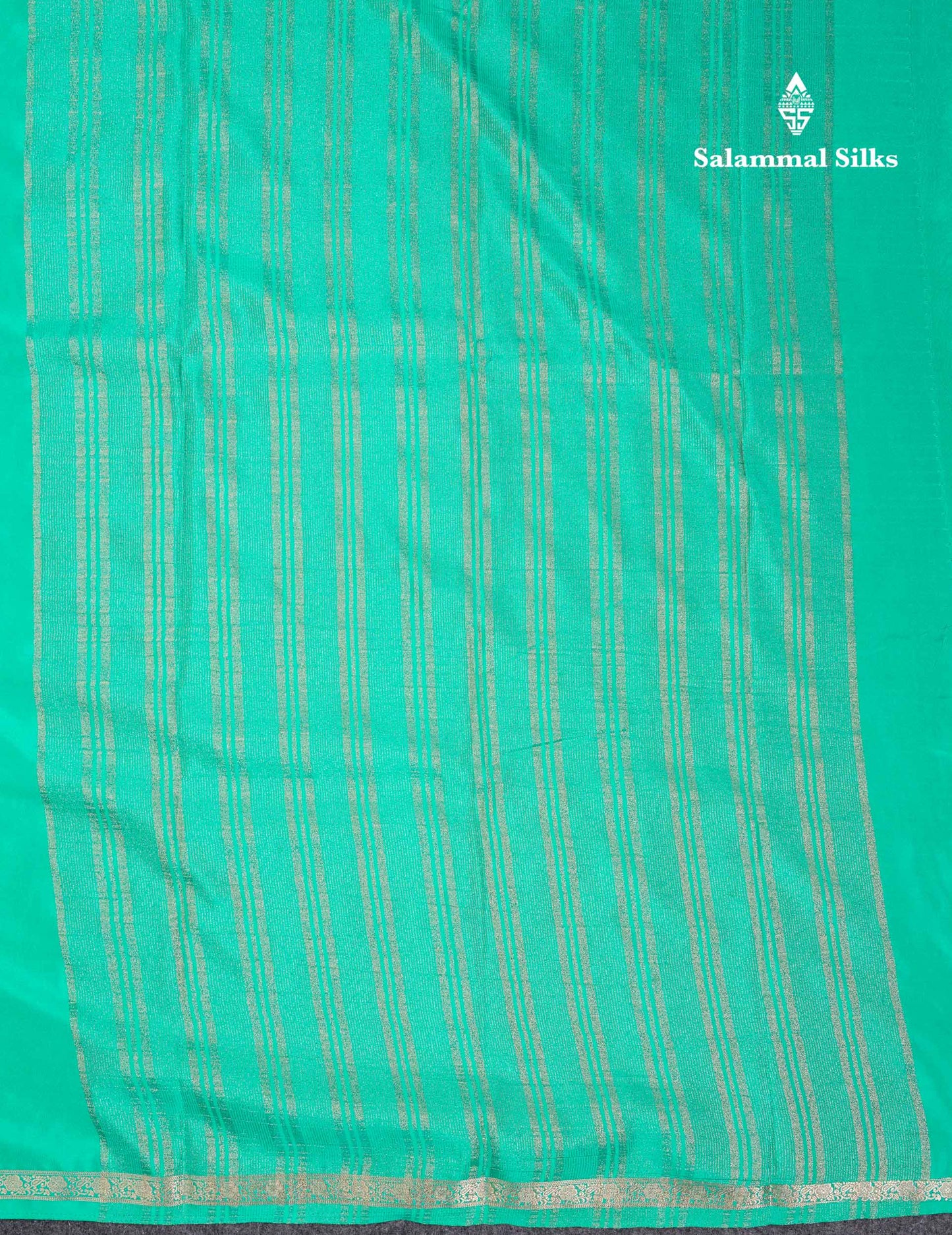 Beautiful Half White Plain Semi Mysore Silk Saree With Small Traditional Zari Border