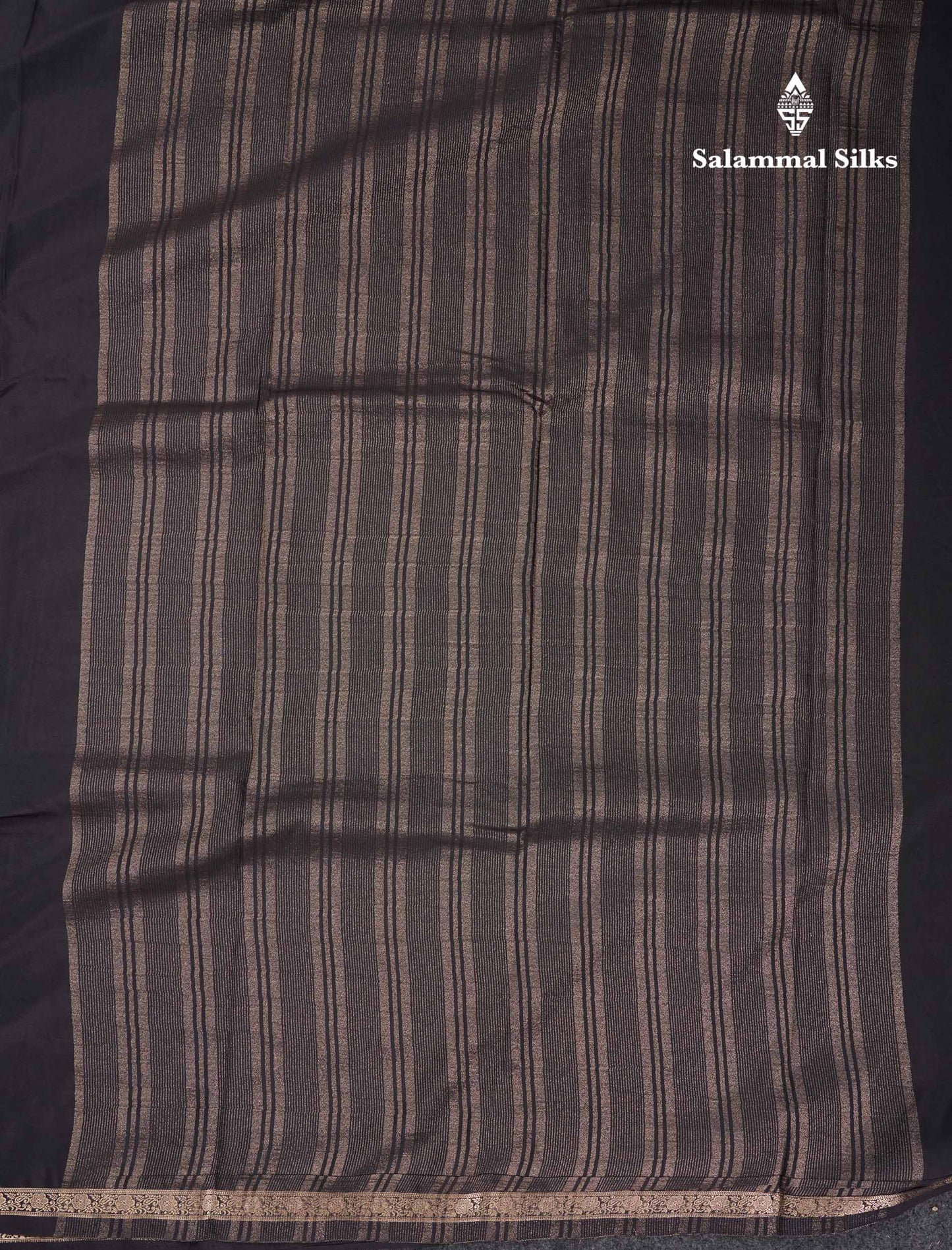 Beautiful Violet Plain Semi Mysore Silk Saree With Small Traditional Zari Border
