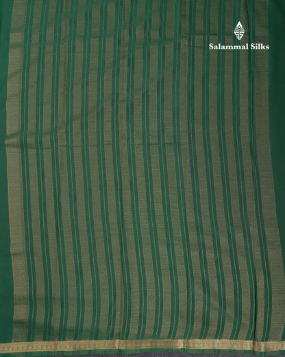 Beautiful Lavender Plain Semi Mysore Silk Saree With Small Traditional Zari Border