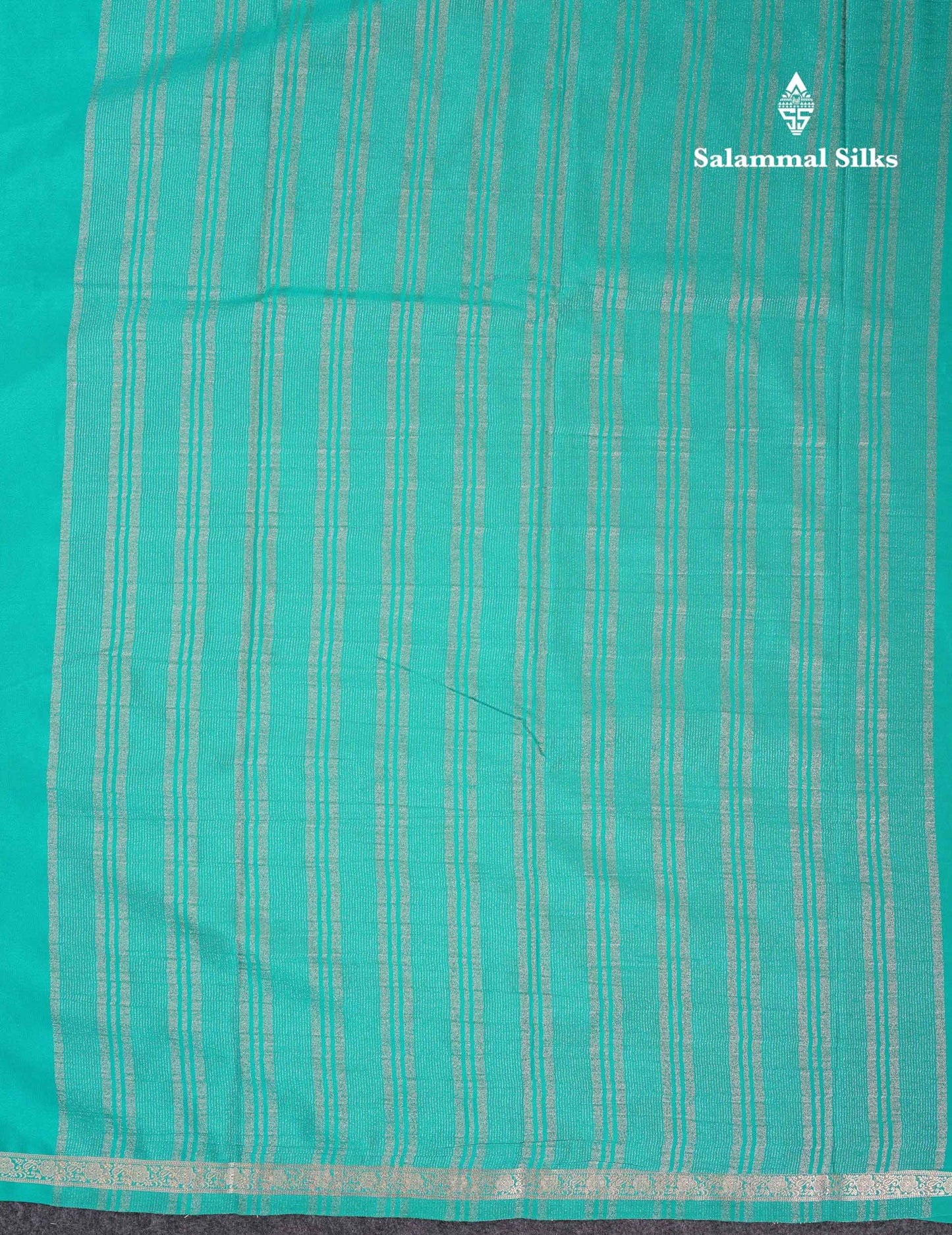Beautiful Half White Plain Semi Mysore Silk Saree With Small Traditional Zari Border