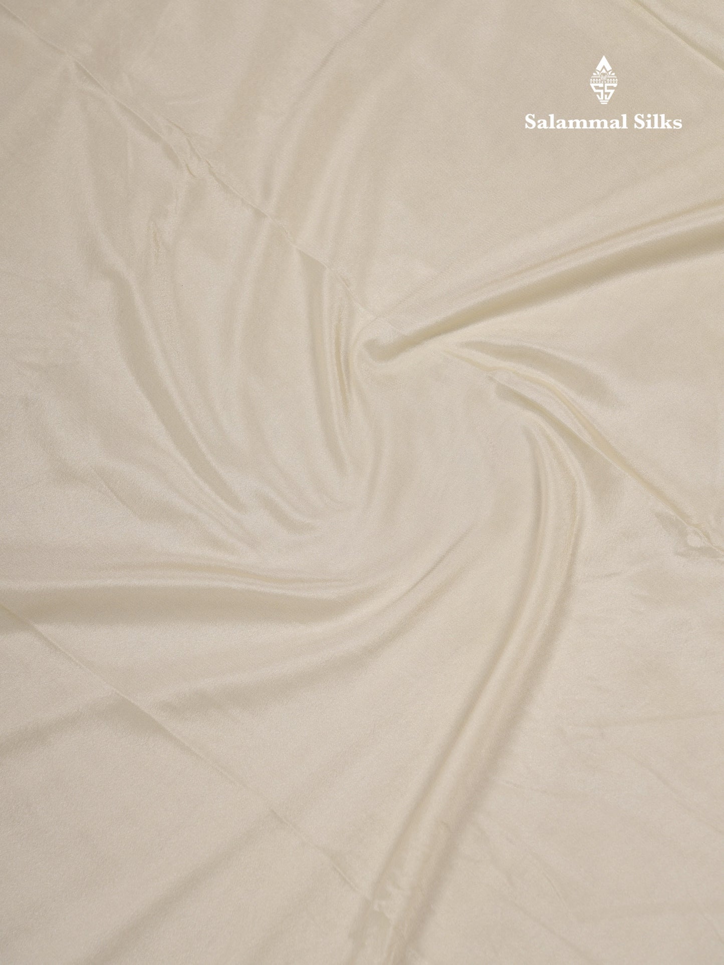 Beautiful Half White Plain Semi Mysore Silk Saree With Small Traditional Zari Border