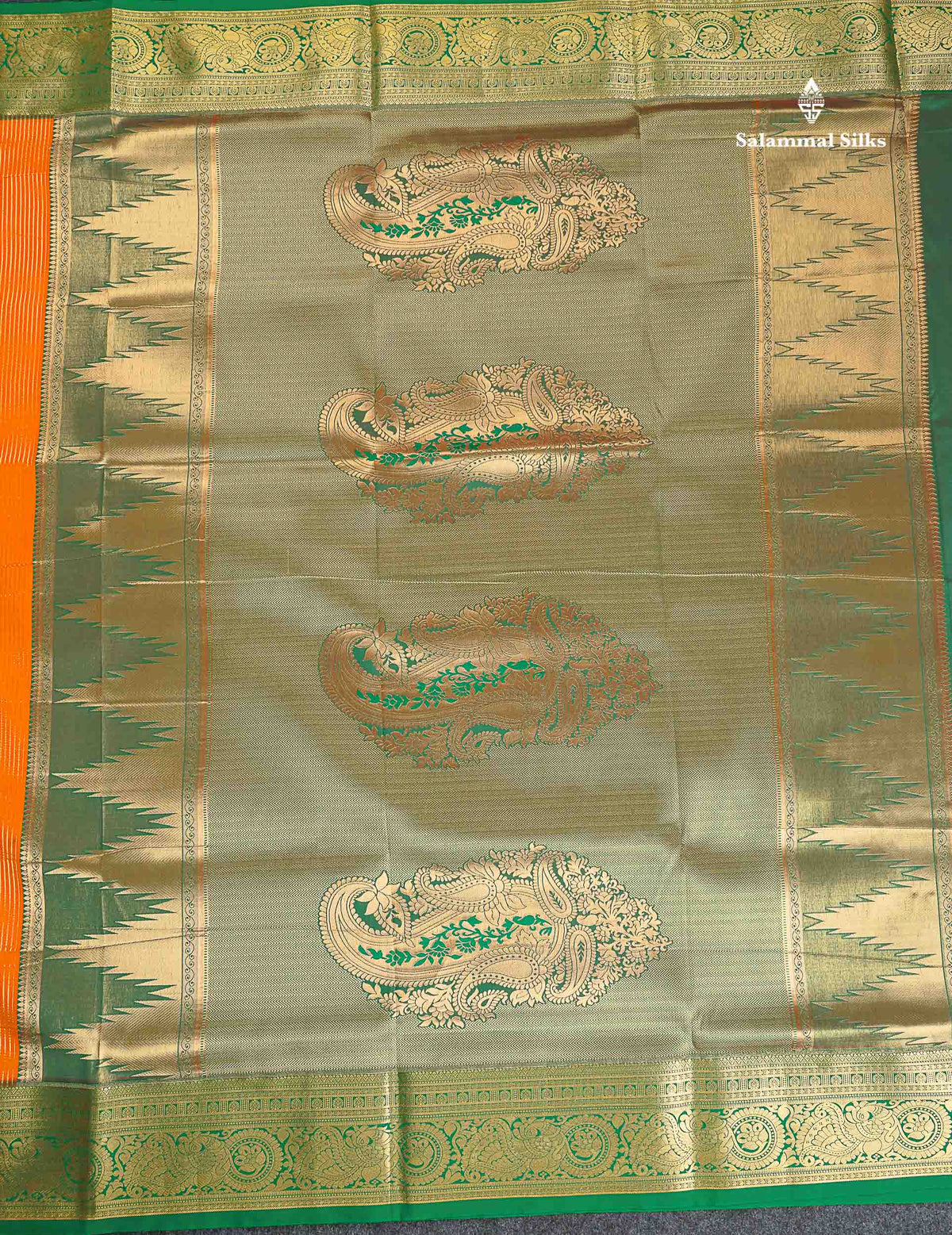 Semi Silk Saree - Royal Blue Colour Body With Contrast Pink Border | 9.5 Yards