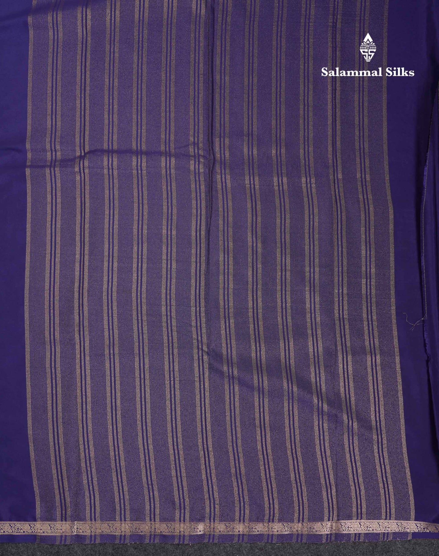 Beautiful Half White Plain Semi Mysore Silk Saree With Small Traditional Zari Border