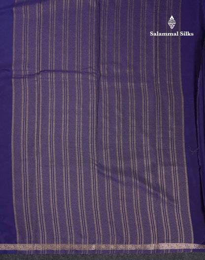 Beautiful Half White Plain Semi Mysore Silk Saree With Small Traditional Zari Border