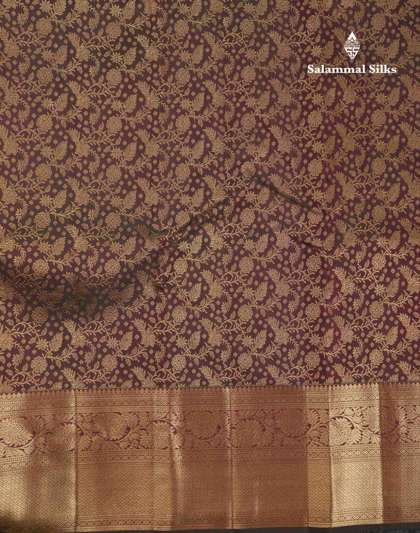 Beautiful Dual Tone Green Bridal Pure Kanjivaram Silk Saree With Traditional Border