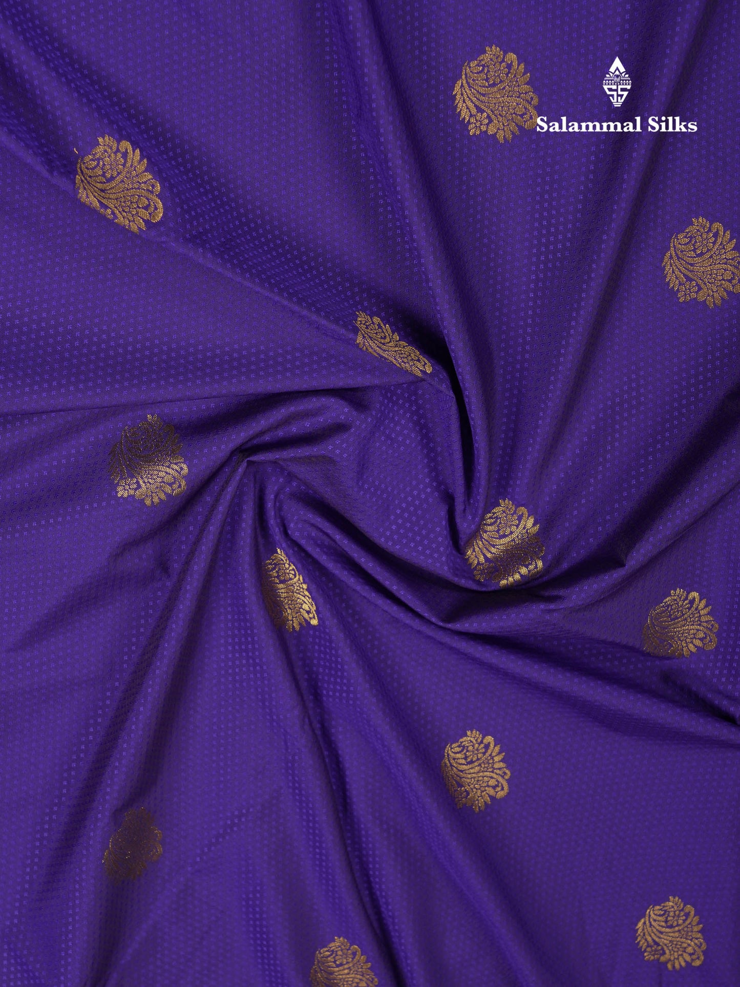 Beautiful Violet Semi Silk Saree With Teal Green Traditional Korvai Double Border