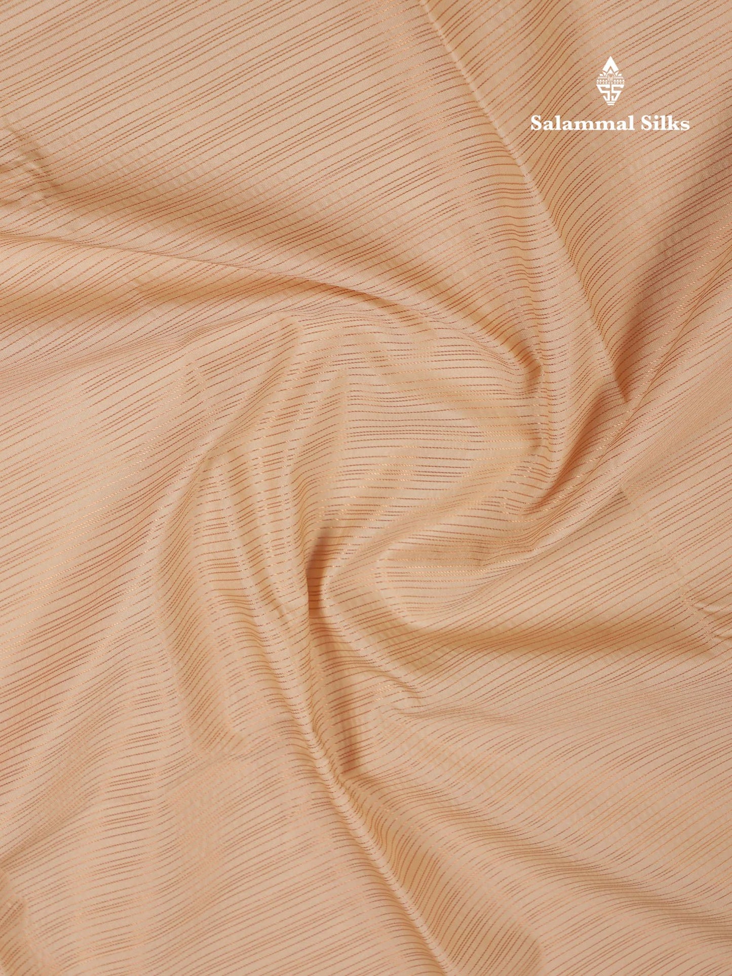 Beautiful Cream Traditional Vaira Oosi Semi Silk Saree With Pink Korvai Border