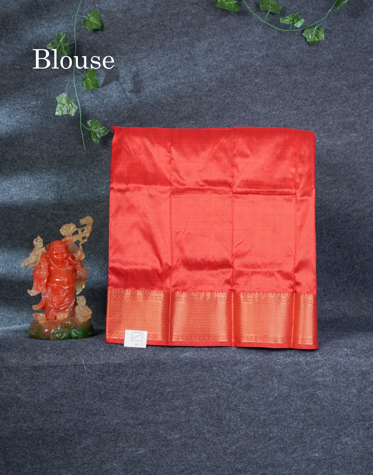 Pure Silk Pattu Pavadai ( MultiColour Checks ) With Red Blouse 27"