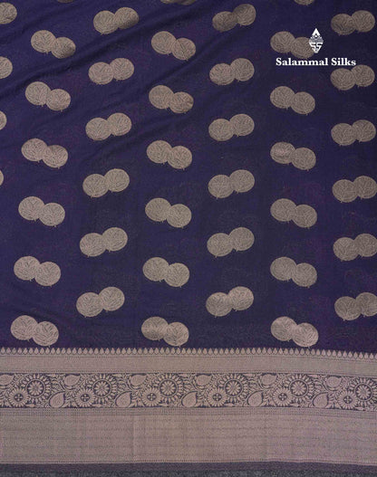 Beautiful Bottle Green Semi Georgette Saree With Fancy Border