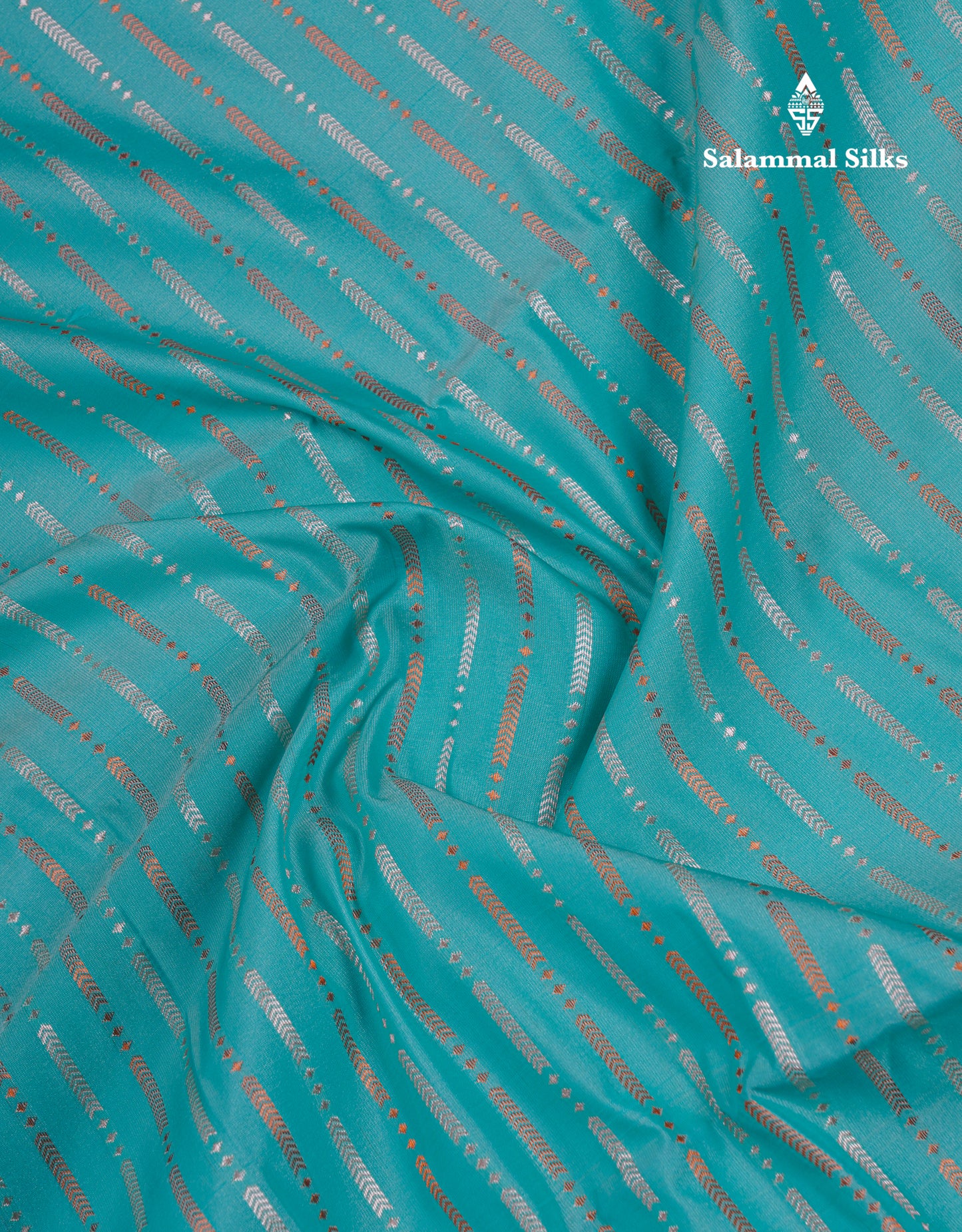 Beautiful Sapphire Blue Semi Soft Silk Saree With Contrast Navy Blue Blouse