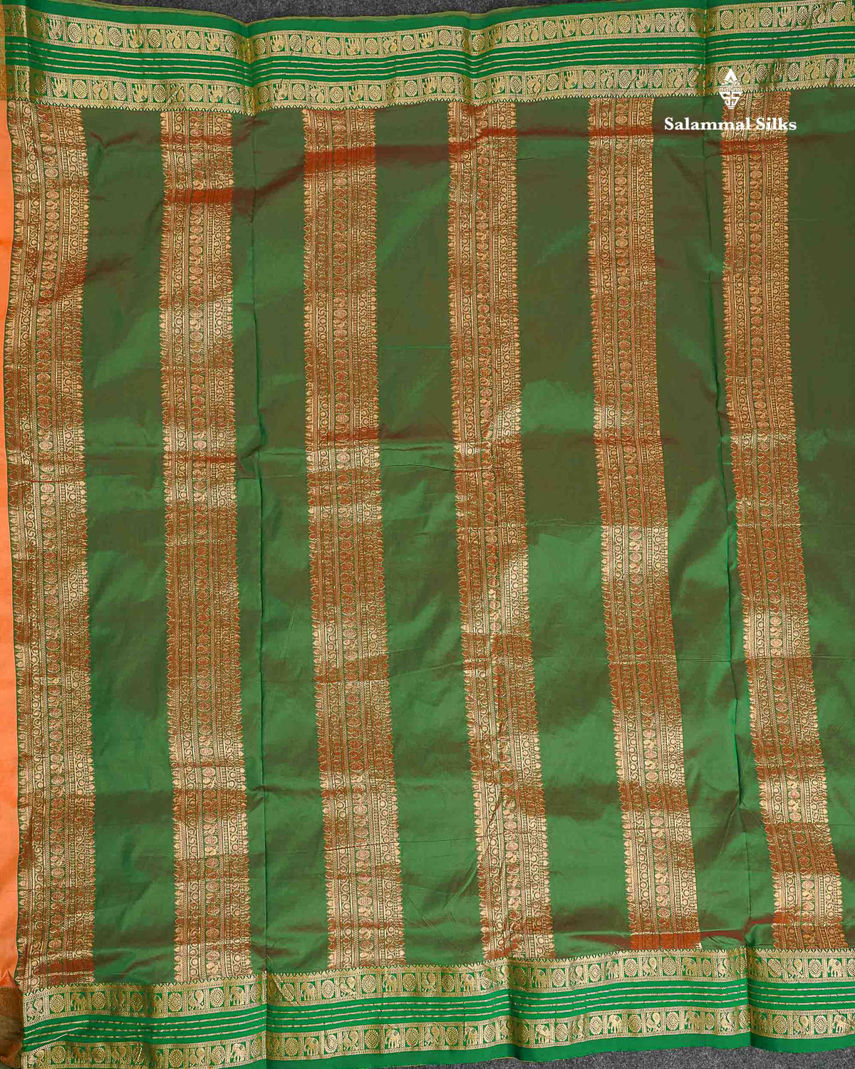 Semi Silk Saree - Magenta Pink Colour Body With Traditional Border | 9.5 Yards