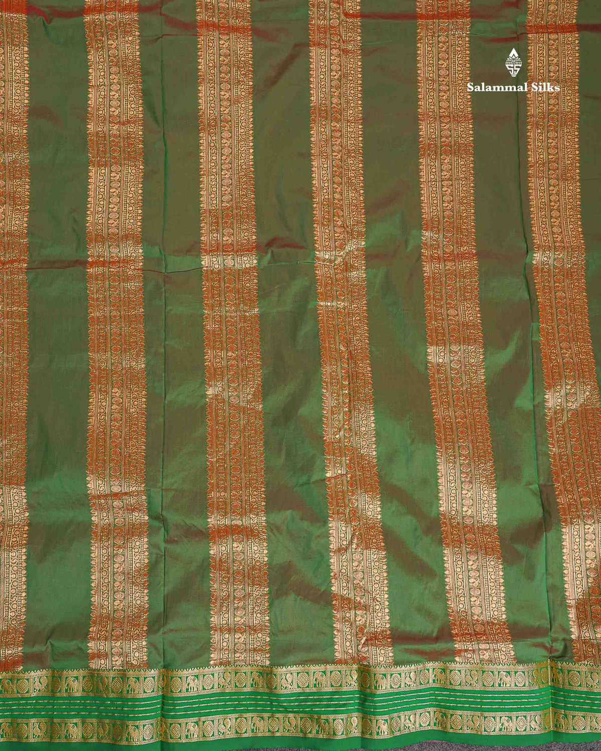 Semi Silk Saree - Magenta Pink Colour Body With Traditional Border | 9.5 Yards