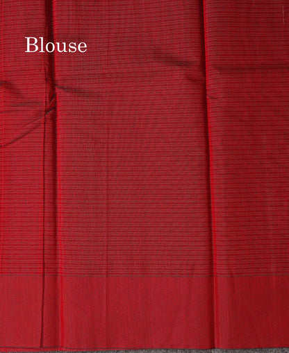 Beautiful Pastel Violet Copper Zari Butta Kota Cotton Saree With Contrast Maroon Fancy Border