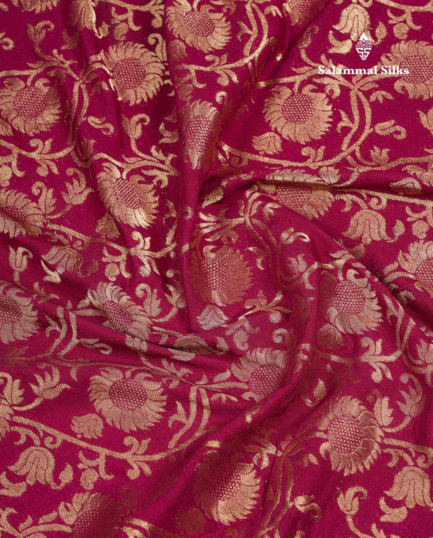 Beautiful Orange Semi Georgette Saree With Fancy Border