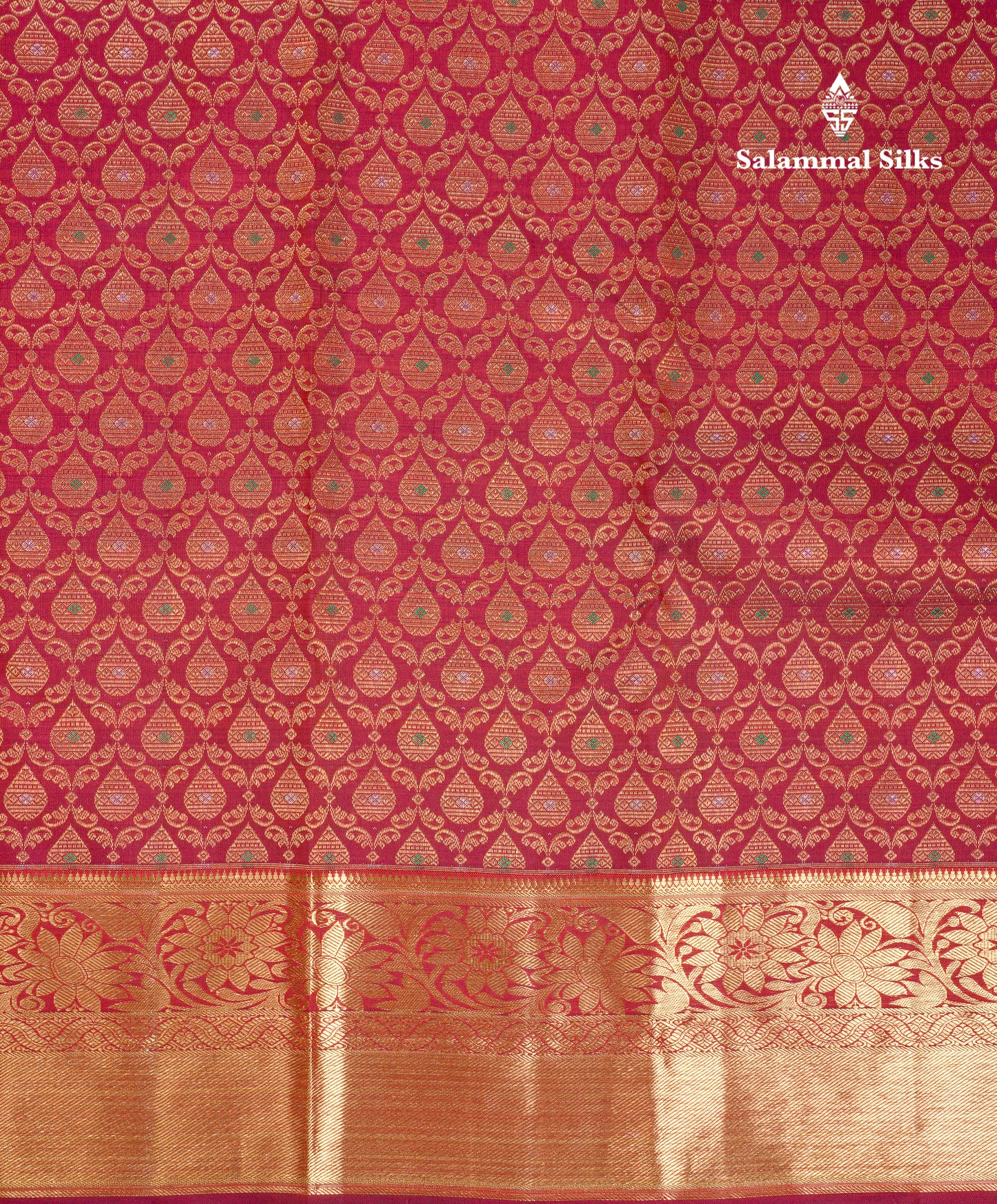 Beautiful Dark Maroon Bridal Menakari Work Pure Kanjivaram Silk Saree With Traditional Border
