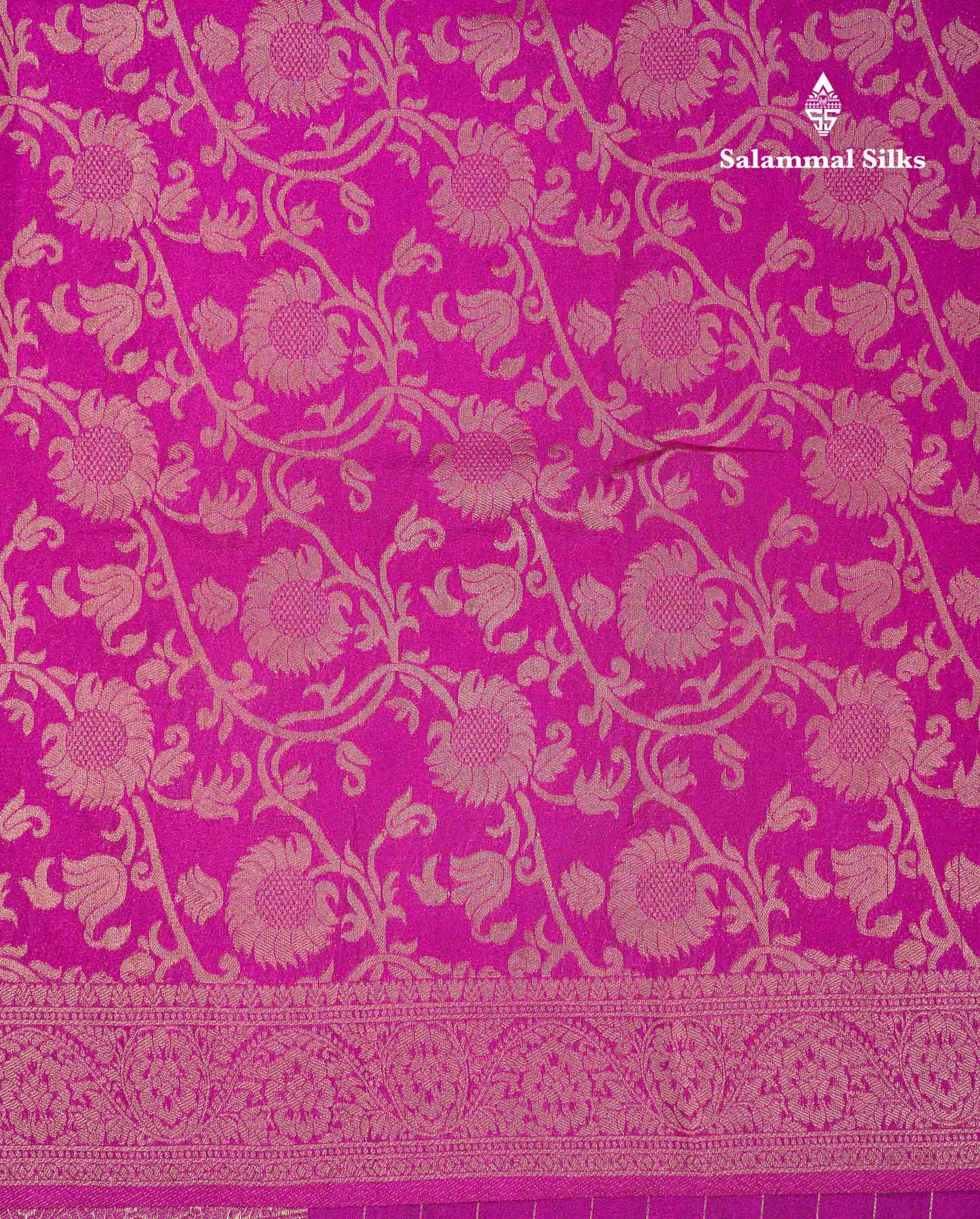 Beautiful Orange Semi Georgette Saree With Fancy Border