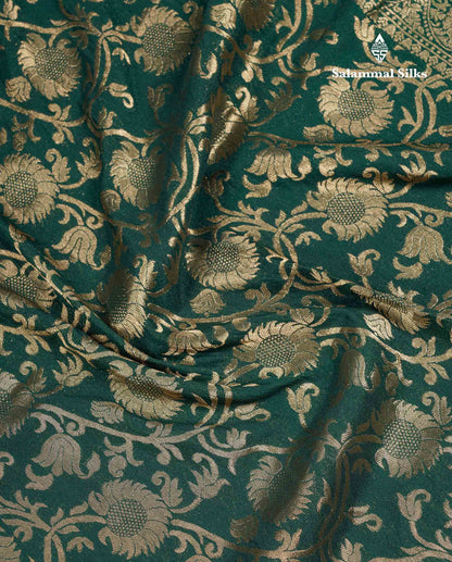 Beautiful Orange Semi Georgette Saree With Fancy Border