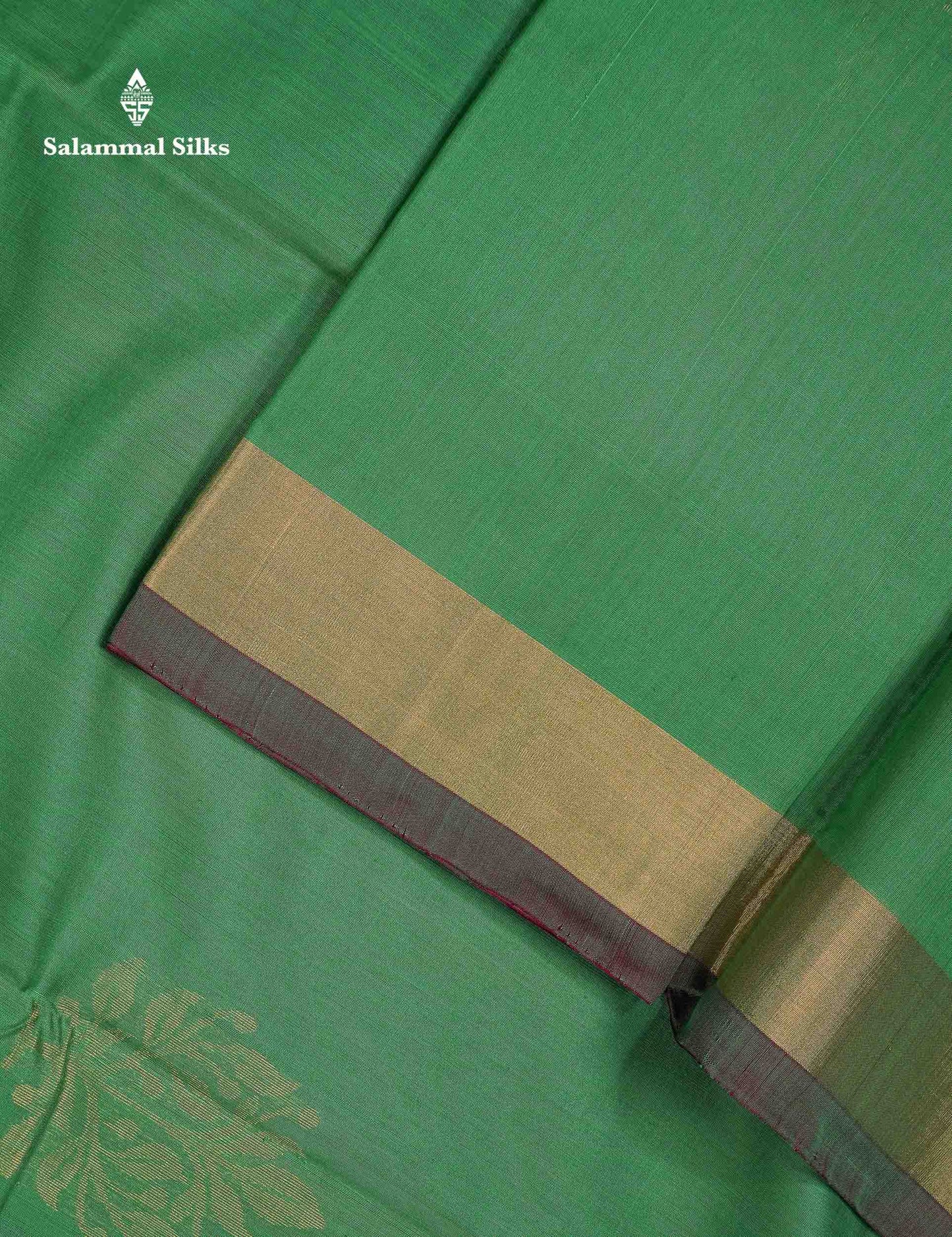 Beautiful Elephant Grey Zari Butta SICO Cotton Saree With Contrast Dark Magenta Blouse