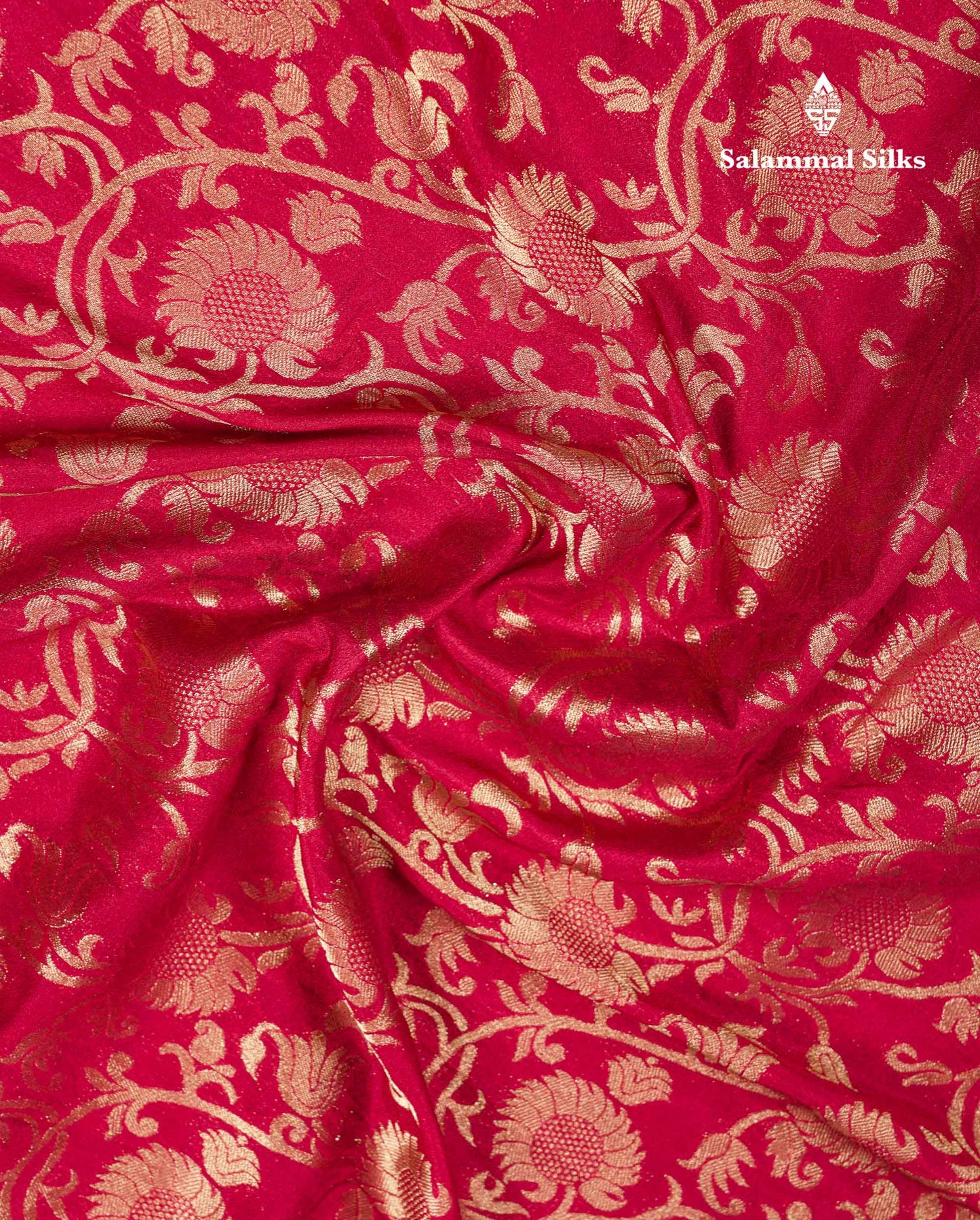 Beautiful Orange Semi Georgette Saree With Fancy Border