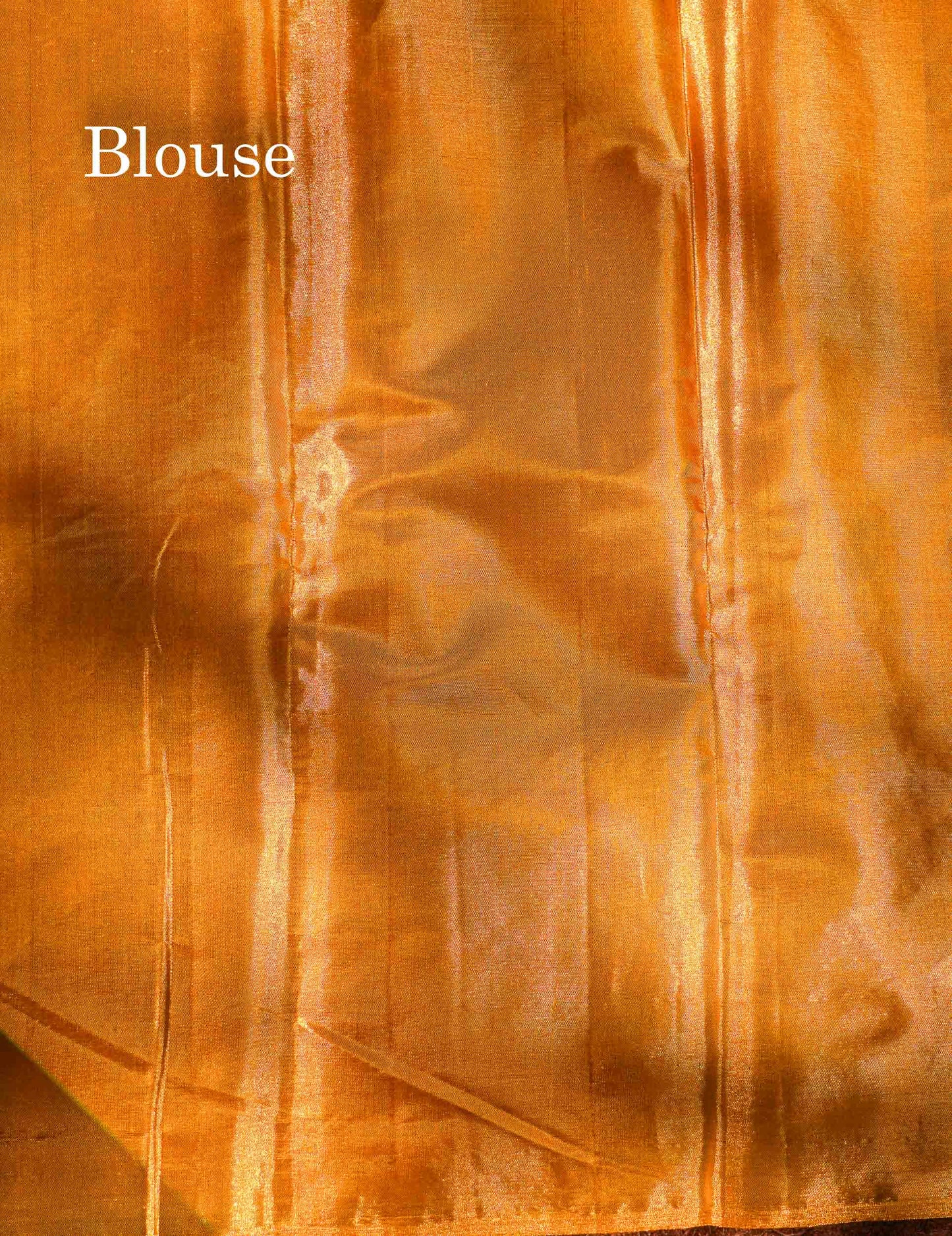 Beautiful Peach Tissue Bridal Menakari Work Fancy Pure Kanjivaram Silk Saree With Contrast Gold Blouse