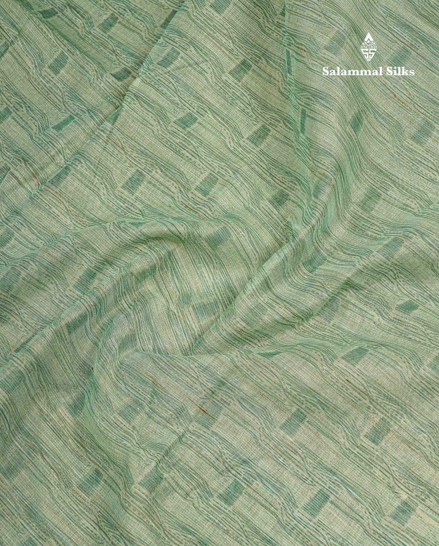Beautiful Light Elaichi Green Kota Cotton Fancy Saree With Small Embrodiery Border