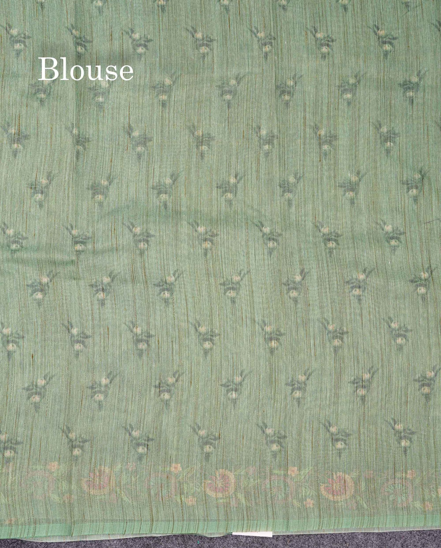 Beautiful Light Elaichi Green Kota Cotton Fancy Saree With Small Embrodiery Border