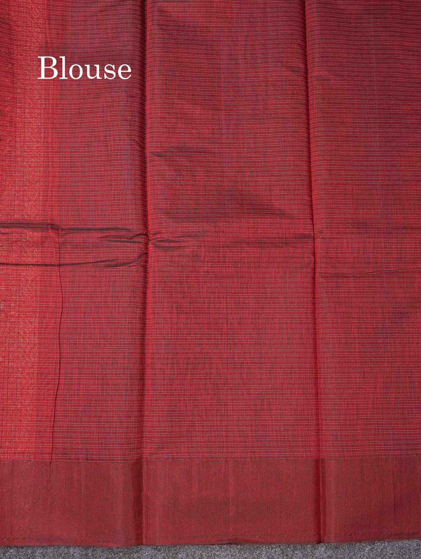 Beautiful Brown Copper Zari Butta Kota Cotton Saree With Contrast Dark Brown Border
