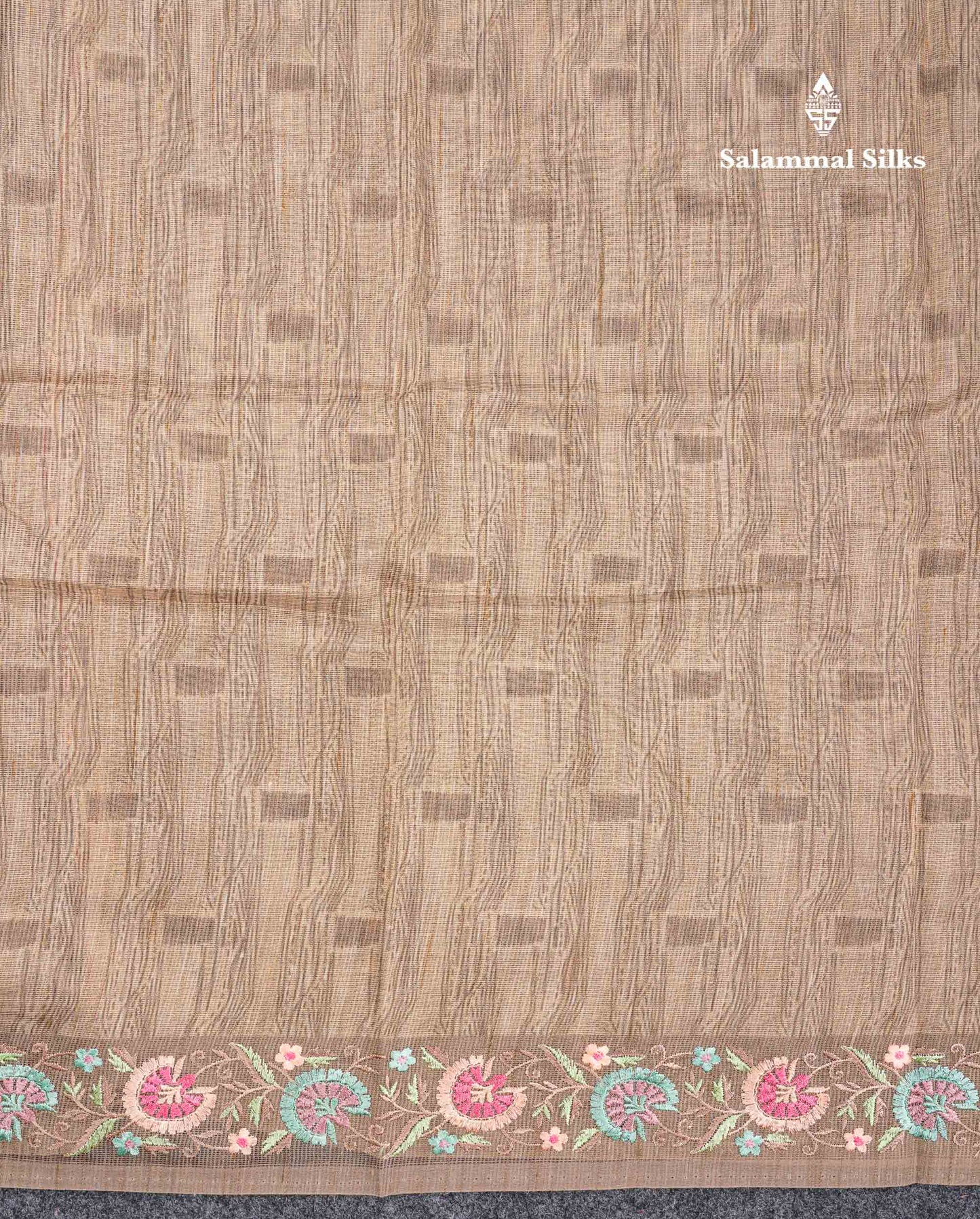 Beautiful Light Elaichi Green Kota Cotton Fancy Saree With Small Embrodiery Border