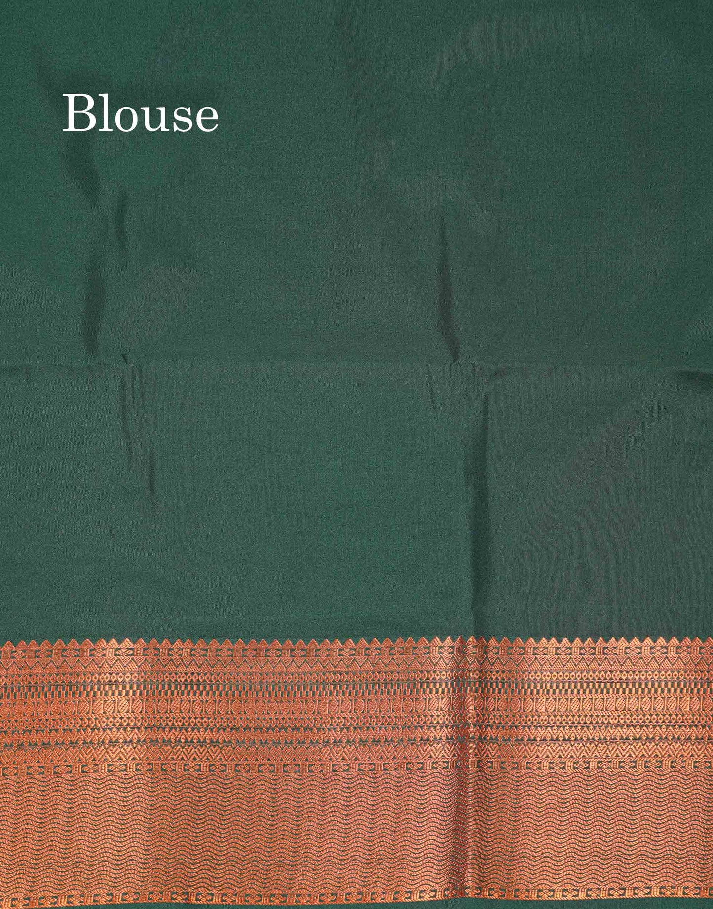 Beautiful Peacock Green Silver & Gold Zari Semi Silk Saree With Contrast Dual Tone Pink Traditional Border