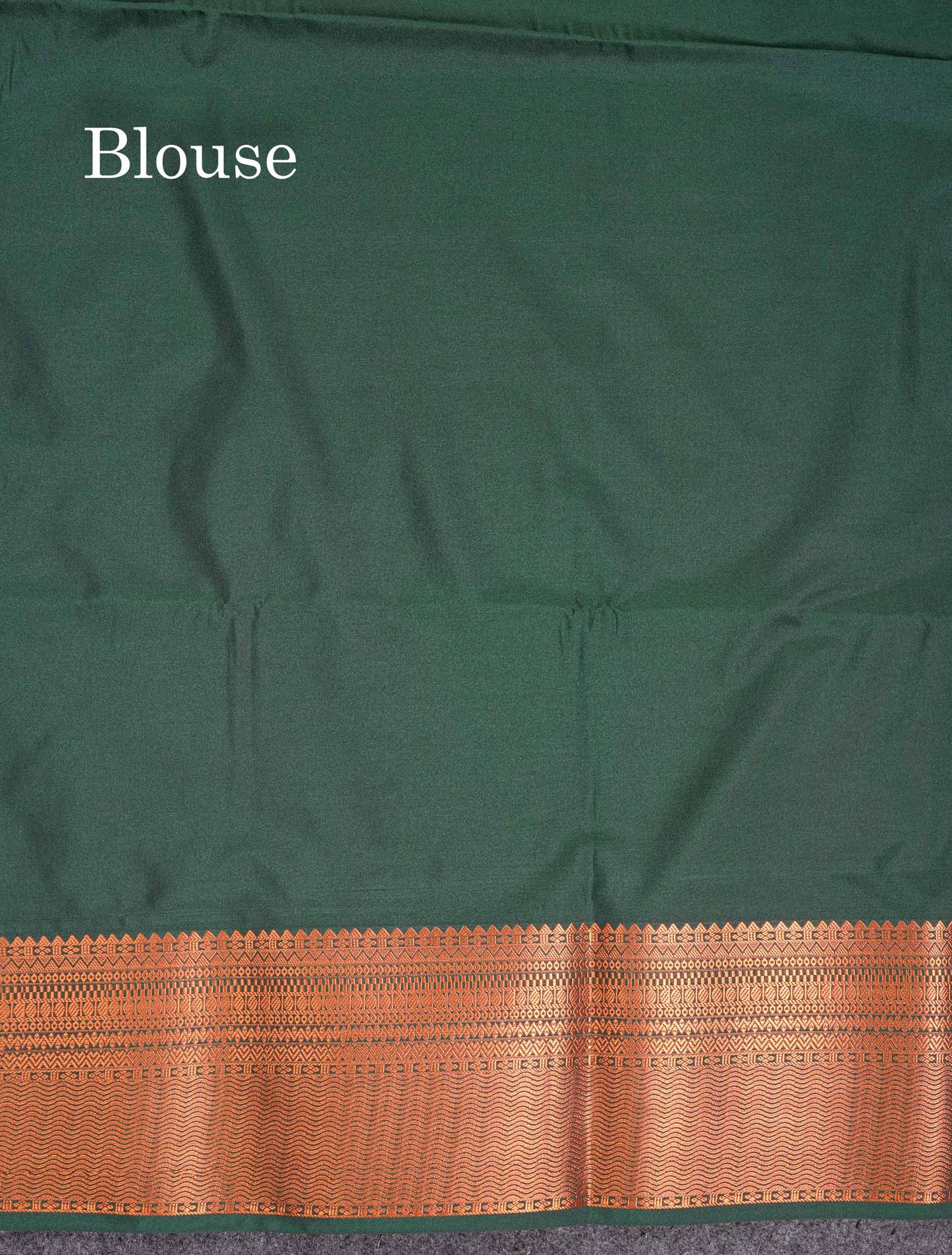 Beautiful Peacock Green Silver & Gold Zari Semi Silk Saree With Contrast Dual Tone Pink Traditional Border