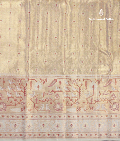 Beautiful Light Pista Green Tissue Bridal Menakari Work Pure Kanjivaram Silk Saree With Fancy Border