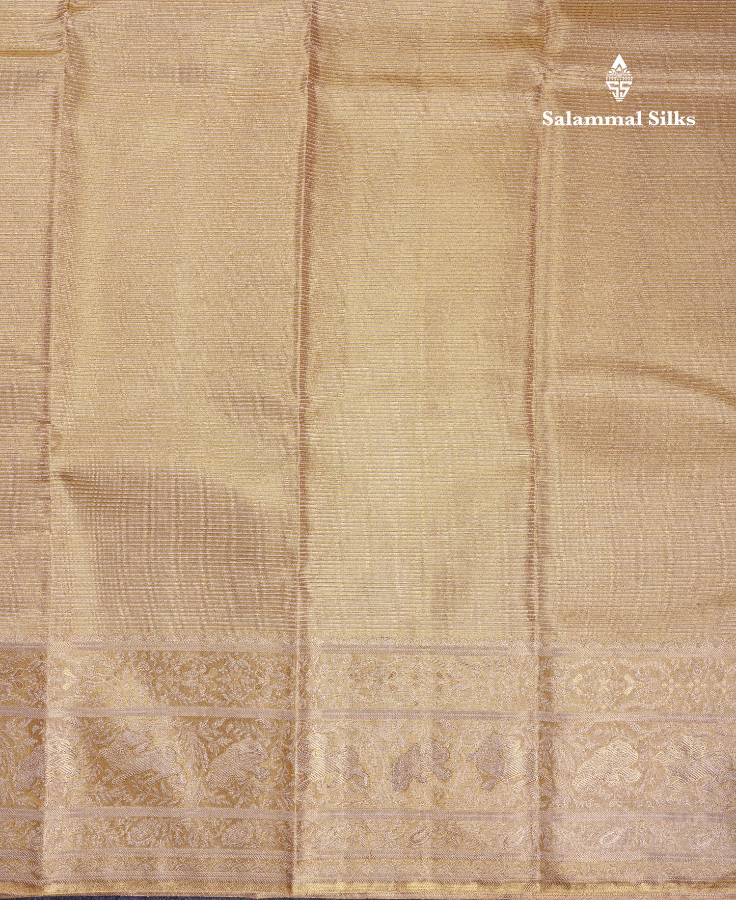 Beautiful Gold Tissue Bridal Pure Kanjivaram Silk Saree With Traditional Border