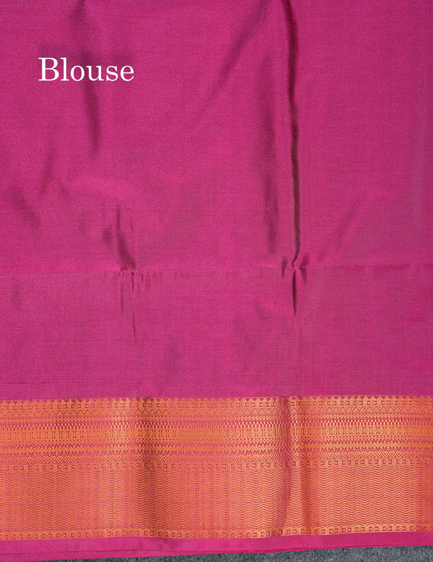 Beautiful Peacock Green Silver & Gold Zari Semi Silk Saree With Contrast Dual Tone Pink Traditional Border