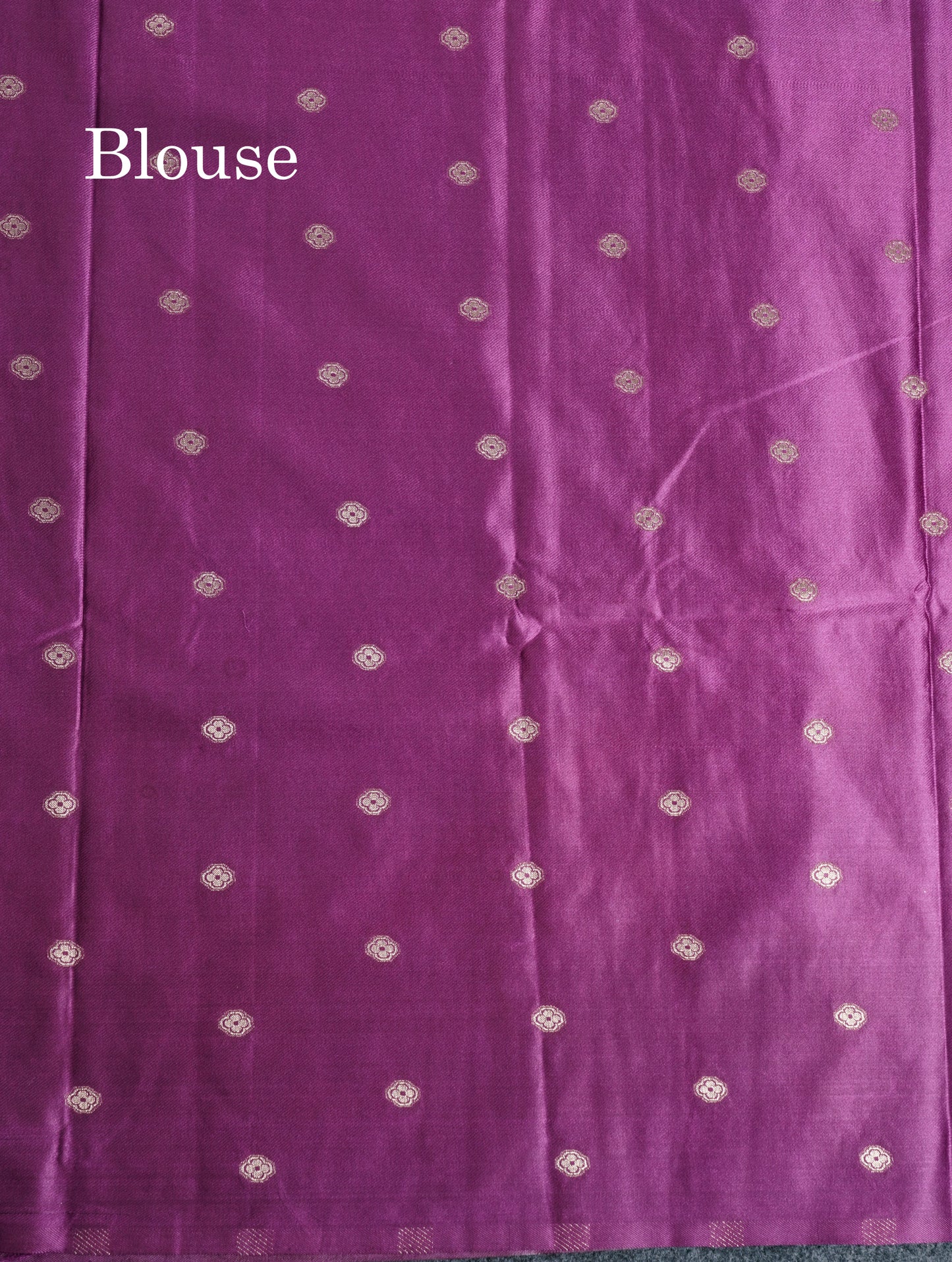 Beautiful Magenta Russian Silk Saree With Fancy Self Border